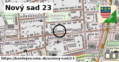 Nový sad 23, Bardejov