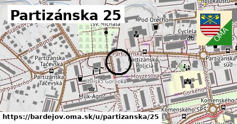 Partizánska 25, Bardejov