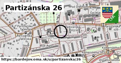 Partizánska 26, Bardejov