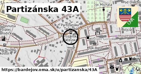 Partizánska 43A, Bardejov