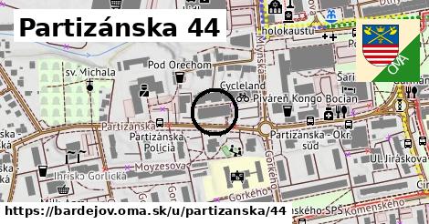 Partizánska 44, Bardejov