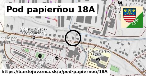 Pod papierňou 18A, Bardejov