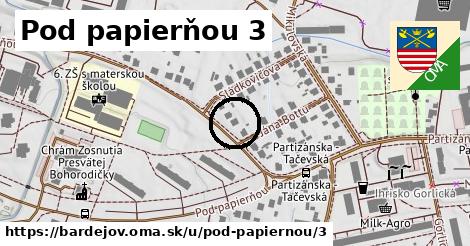 Pod papierňou 3, Bardejov