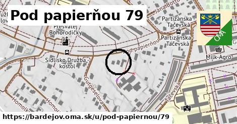 Pod papierňou 79, Bardejov