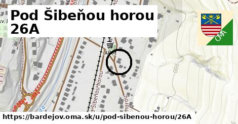 Pod Šibeňou horou 26A, Bardejov