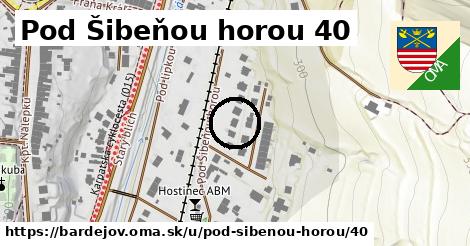 Pod Šibeňou horou 40, Bardejov