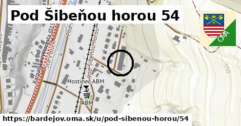 Pod Šibeňou horou 54, Bardejov