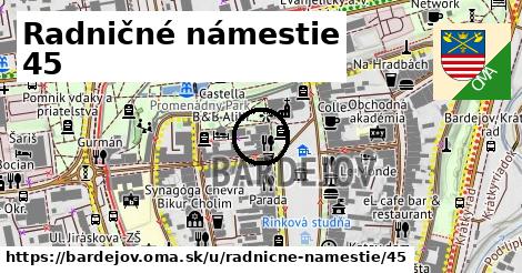 Radničné námestie 45, Bardejov