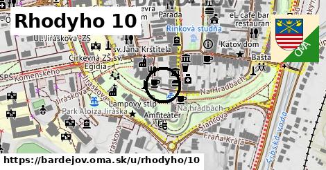 Rhodyho 10, Bardejov