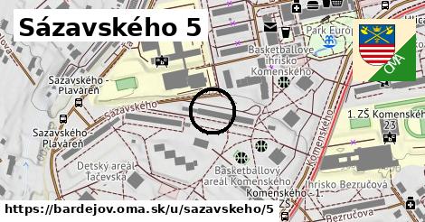 Sázavského 5, Bardejov