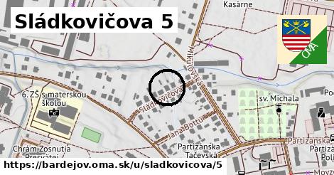 Sládkovičova 5, Bardejov