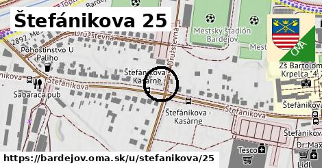 Štefánikova 25, Bardejov