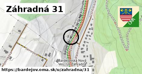 Záhradná 31, Bardejov