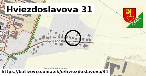 Hviezdoslavova 31, Batizovce