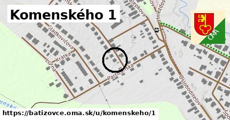 Komenského 1, Batizovce