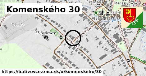 Komenského 30, Batizovce