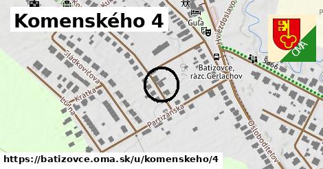 Komenského 4, Batizovce