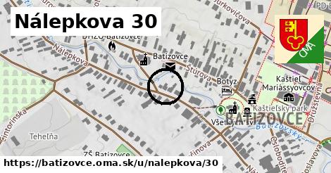 Nálepkova 30, Batizovce