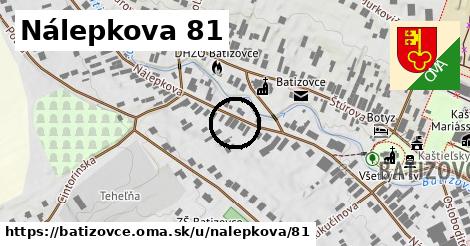 Nálepkova 81, Batizovce