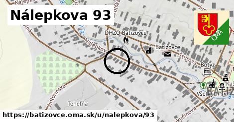 Nálepkova 93, Batizovce