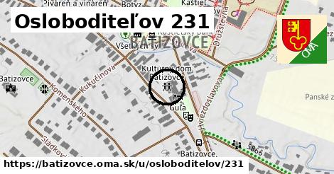 Osloboditeľov 231, Batizovce