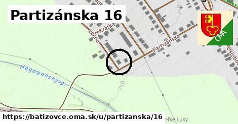 Partizánska 16, Batizovce