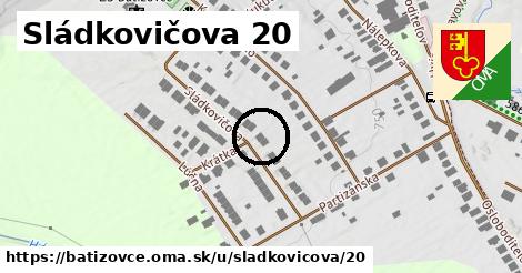 Sládkovičova 20, Batizovce