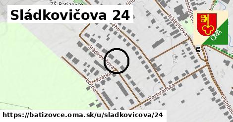 Sládkovičova 24, Batizovce