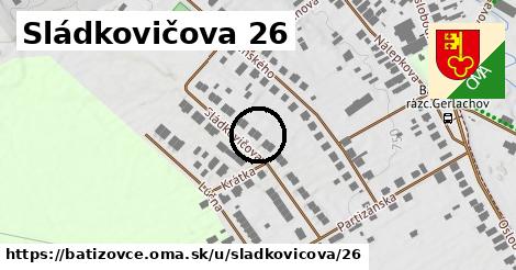 Sládkovičova 26, Batizovce