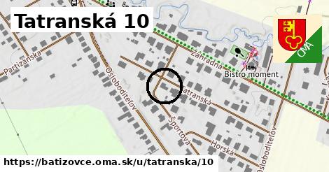 Tatranská 10, Batizovce