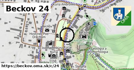 Beckov <span class="supisne">24</span>