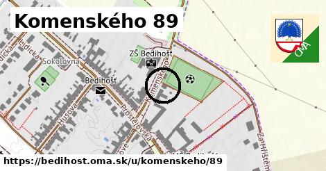 Komenského 89, Bedihošť