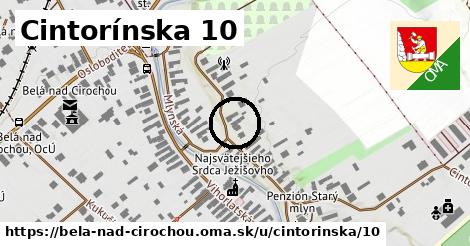 Cintorínska 10, Belá nad Cirochou