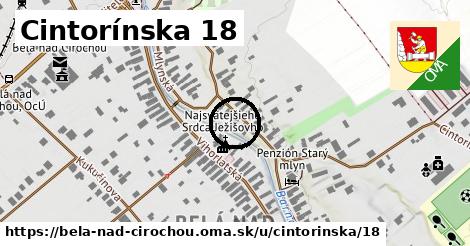 Cintorínska 18, Belá nad Cirochou