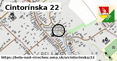 Cintorínska 22, Belá nad Cirochou