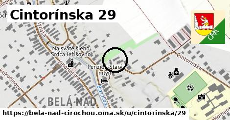 Cintorínska 29, Belá nad Cirochou