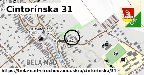 Cintorínska 31, Belá nad Cirochou