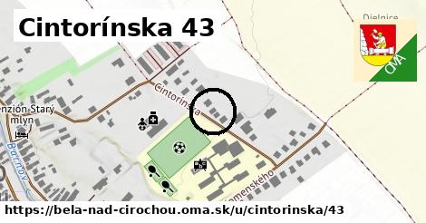 Cintorínska 43, Belá nad Cirochou