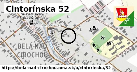 Cintorínska 52, Belá nad Cirochou