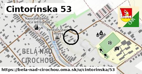 Cintorínska 53, Belá nad Cirochou