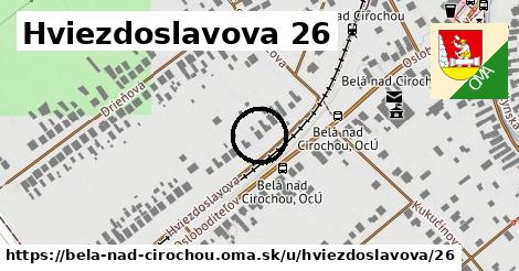 Hviezdoslavova 26, Belá nad Cirochou