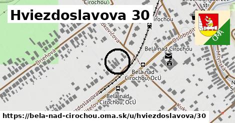 Hviezdoslavova 30, Belá nad Cirochou