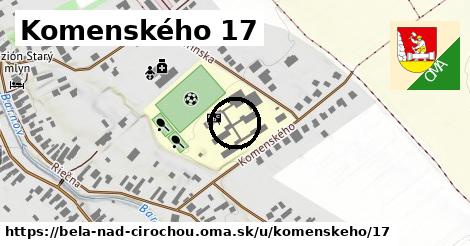 Komenského 17, Belá nad Cirochou