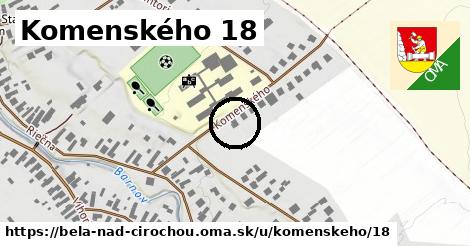 Komenského 18, Belá nad Cirochou