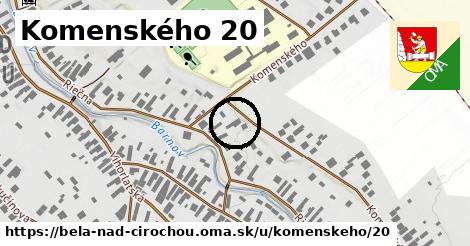 Komenského 20, Belá nad Cirochou