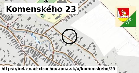 Komenského 23, Belá nad Cirochou