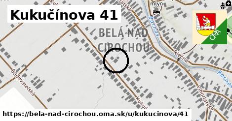 Kukučínova 41, Belá nad Cirochou