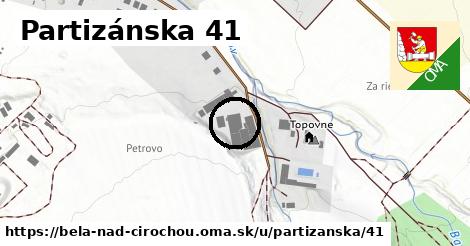 Partizánska 41, Belá nad Cirochou