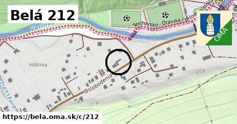 Belá <span class="supisne">212</span>
