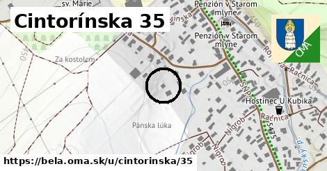 Cintorínska 35, Belá